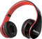BestGot Kids Headphones for kids boys Wired with Microphone with Detachable 3.5mm Cable (Black/Red)