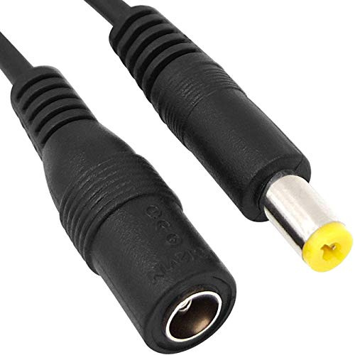 GENBOLT 5,5 x 2,1 mm DC-strömkontakt till uttag CCTV förlängningssladd 5 meter