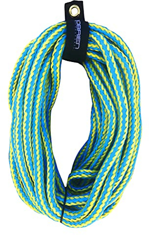 O'Brien 4 Person Towable Tube Rope 60 feet, Cyan/White