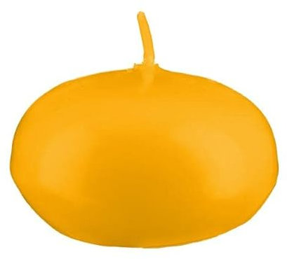 Kopschitz Maxi Schwimmkerzen Gelb/Orange Ø 80 x 32 mm, 8 Stück