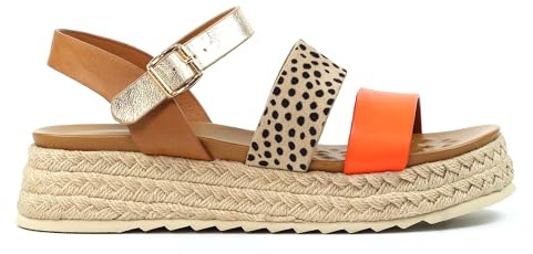 Ladies Summer Orange Sandal