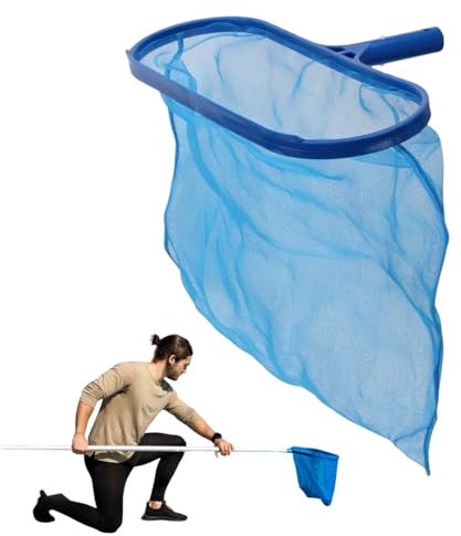 KLLJ Retino Superficie per Piscina,Retino Raccogli Foglie Piscina,Retino per Piscina,Rete Pulita per Piscina,Retino per Piscina,Retino per Pulizia della Piscina,Pool Skimmer Rake Net,per Pulizia