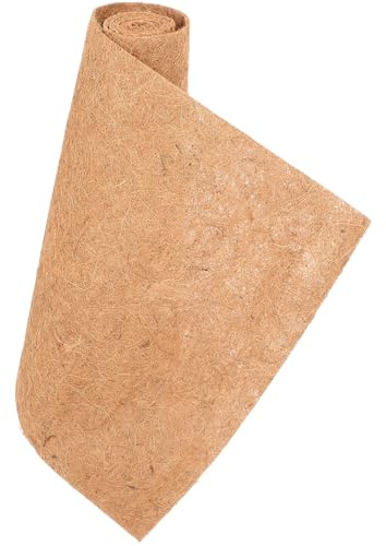 JUMPLAWN Alfombra Natural de para Reptiles Sustrato Transpirable y Resistente para Terrarios Cama Práctica y Segura para Tortugas y