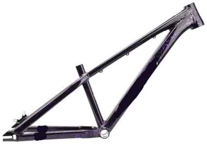 AYBDSJNWSF Compatible avec Le Cadre de Saut saleté 26 Pouces ultraléger VTT Hardtail 10x135mm(Black-Purple)