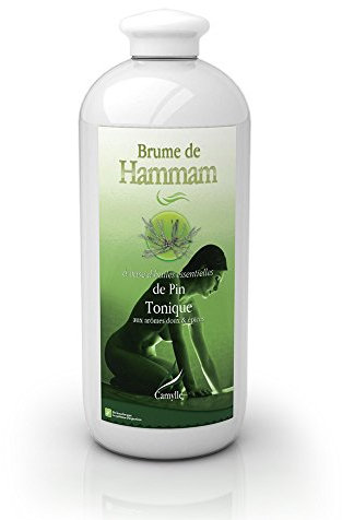Camylle - Steam Bath Fragrance Pine - A base di oli essenziali per stanze di vapore, bagni di vapore o docce a vapore - Tonificante con aromi freschi e speziati - 1000ml