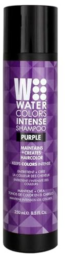 Watercolors Intense Color Depositing Shampoo, Semi Permanent Hair Color 8.5 oz - PURPLE