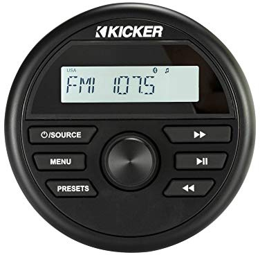 Kicker 46KMC2 - Unidad Principal de Calibre Resistente a la Intemperie con Bluetooth