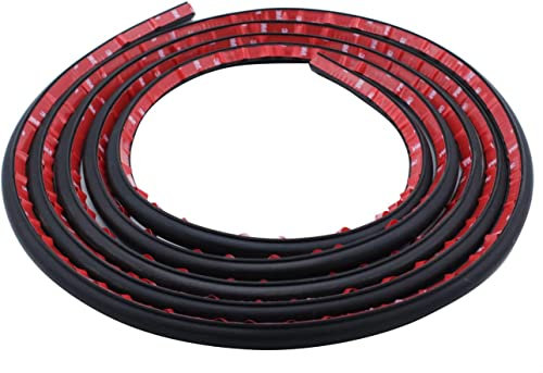 SHLPDFM Türdichtung Dichtungsstreifen 16 x 16 mm,5 Meter lang für VW T5 T5.1 T6 Transporter Windgeräuschreduzierung