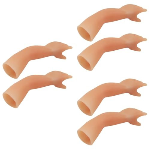 VICASKY 6 STK Kobolds Hand Halloween Hand Halloween Dekoration Funny Present Little Hands funnytoys Spielzeug Party-Trick-Requisiten Requisiten Partyzubehör Kieselgel
