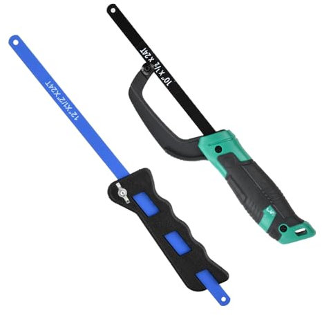 Mini Sierra, Sierra de Mano, Sierra de Hierro Pequeña Ajustable con Serrucho Madera, Mini Sierra de Metal Flexible