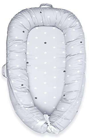 Baby Nest Pod for Newborn, Baby Lounger for 0-12 Months Boys Girls, 100% Cotton Baby Nest, Baby Essentials for Newborn, Baby Gifts