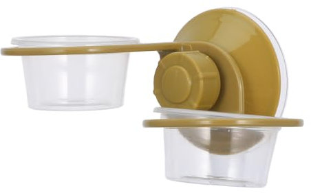 HAPINARY Hängender Reptiliennapf Multifunktionaler Wassernapf Praktischer Futterbecher Reptiliennapf Hängender Napf Wiederverwendbarer Becher Reptilienzubehör