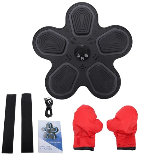 SPYMINNPOO Objetivo de Perforación Electrónico, Máquina de Caja de Música Interactiva con Modos de Entrenamiento, Rastreador de Actividad Física para Niños y Diversión Familiar (Niños (30-40