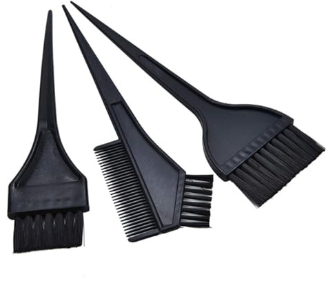 UKCOCO 5 Piezas Kit de Tinte Cabello Set de Tinte Cabello Negro Plástico Lavable sin Manchas para Salón y DIY de Coloración