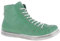 Andrea Conti Damen High Top Sneaker Schnürer Leder dynamisch 0341500, Größe:37 EU, Farbe:Grün