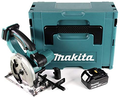 Makita DSS 501 T1J 18V 136 mm Li-ion Akku Handkreissäge im Makpac + 1x 5,0 Ah Akku - ohne Ladegerät