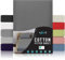 Dreamzie - Spannbettlaken 80x160cm - Baumwolle Oeko Tex Zertifiziert - Anthrazitgrau - 100% Jersey Spannbetttuch 80x160
