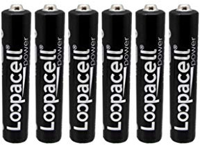 LOOPACELL 6 New AAAA Batteries