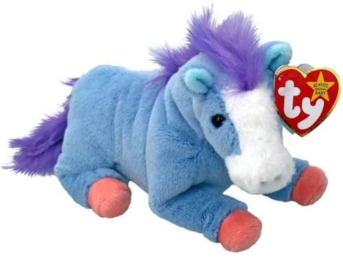 TY Clementine Horse II Original Beanie Babies Regular - Soft Plush Toy for Kids, Teddy, Baby Toy, Collectible Stuffed Plushies