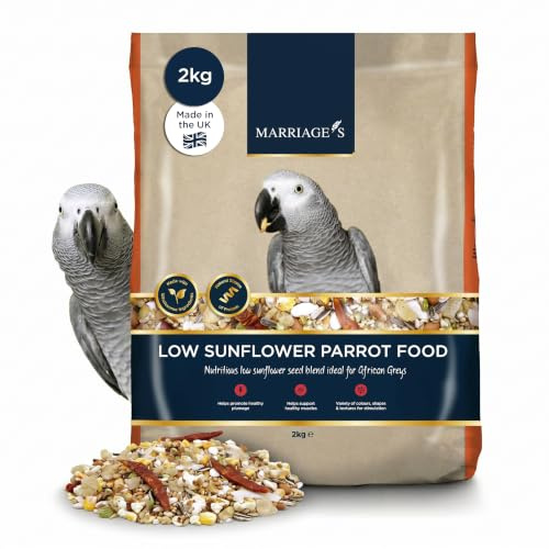 Marriages - Low Sunflower African Grey Parrot Food (2kg)