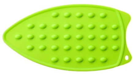MagiDeal Pat di ferro pacca in ferro piantatura facile da usare con foro per parete pad tappetino silicone resistente al calore per la tavola da stiro in ferro, Verde