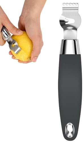 Pieler di limone di agrumi - Strumento per frutta | Pieler twist al limone per cocktail, pelapatrice a barre multifunzionale, grattugia arancione efficiente per l'uso della cucina, strum