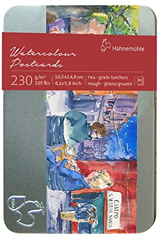 Hahnemuhle de acuarela de postales