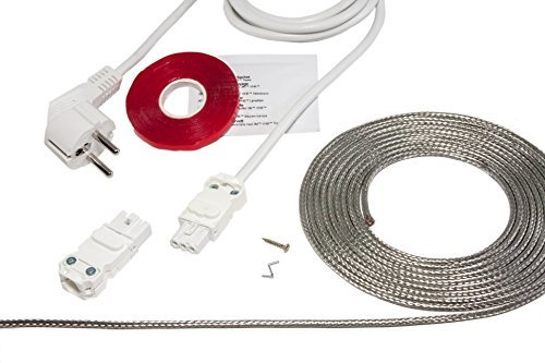 T-STRIPE Fensterheizung Länge 4,40-5,40m gegen Kondenswasser am Fenster Komplettset