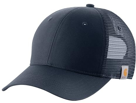 Carhartt Men's Rugged Professional™ Series Canvas Mesh-Back Cap,Navy,One Size