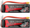 GOLDBAT 14.8V 50C 4500mAh 4S Lipo Akku mit Deans und XT60 Stecker für RC Flugzeug Quadcopter Drohne Hubschrauber Boot RC Auto Truck Racing Modelle (2 Stück)