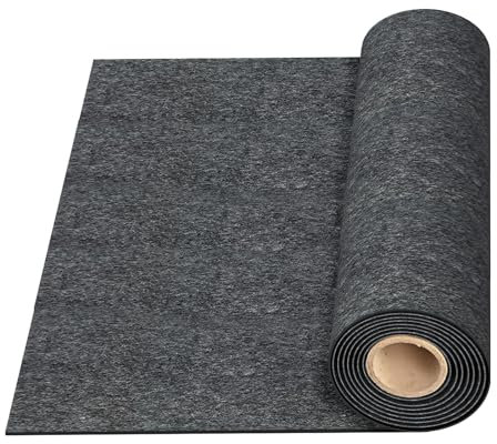 reukmuuc Tappetino assorbente per garage, tappetino per fuoriuscite di olio con retro antiscivolo impermeabile, tappetino da parcheggio per sotto l'auto, facile da tagliare e installare, 2 m x 5 m,