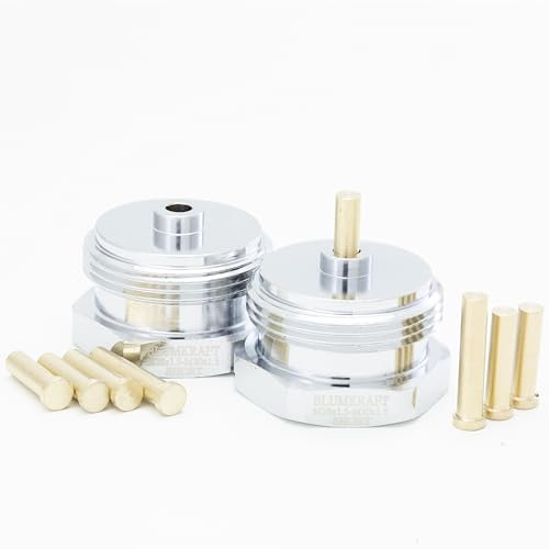 BLUMKRAFT - Lote de 2 adaptadores de metal para radiadores Herz, SAR/COMAP, puente de musón, MYJAVA M28 x1.5 a M30 x 1.5 para termostato/cabeza termostática M30x1.5 macho (M28 Short)