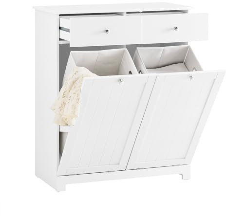 SoBuy Mueble Basura Cocina con Cubo de Basura Integrado 78x38x90 cm