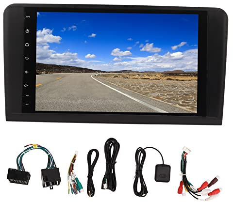 Navegación de DVD de automóvil XTEVU, reproductor multimedia Android 11.0, compatible con GL ML Clase W164 X164 ML350 ML450 GL320, 9in 12V 4G 64G Reemplazo