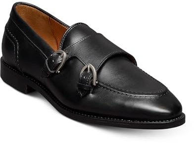 Allen Edmonds Men's Randolph Monk-Strap Loafer Black Leather 7.5 D