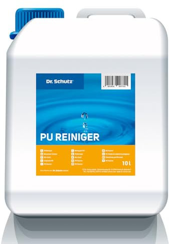 Dr. Schutz PU Reiniger 10 L | Bodenreiniger für Hartböden, Designböden | Hartbodenreiniger für Vinyl, PVC, Linoleum Boden | Vinylboden Reiniger | PVC Reiniger…