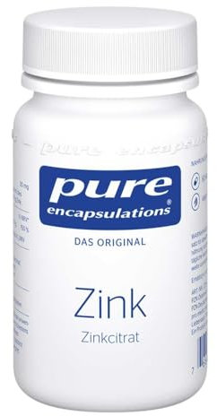 Pure Encapsulations Zink (Zinkcitrat) 60 Kapseln