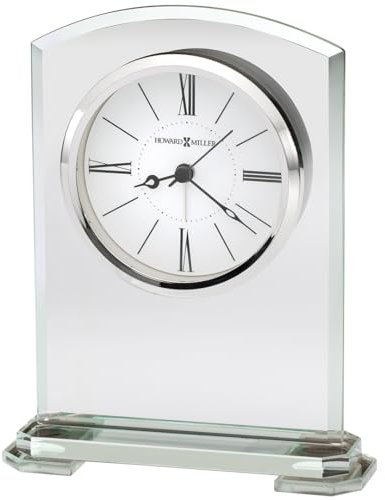 Howard Miller Corsica Tischuhr 645-770 - Modernes Glas mit Quarz-Uhrwerk