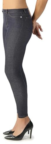 SPIKECELL Leggins Anticellulite Drenanti Donna Effetto Jeans Elettro Magnetoterapia - Cellulite Gambe e Glutei, Dispositivo Medico - Made in Italy