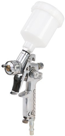 Silverline 580420 HVLP-Spritzpistole mit Fließbecher 100 ml