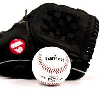 BARNETT GBJL-3 Baseball Set, Handschuh & Ball, Junior, PU (JL-110, TS-1)