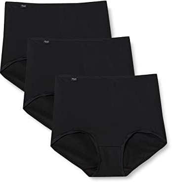 Sloggi Women's sloggi 24/7 Microfibre Maxi C3P, BLACK