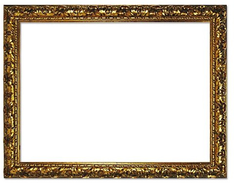 Cadre baroque 333 ORO, or, 50 x 70 cm, vide cadre