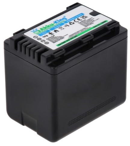 Akku-King Akku kompatibel mit Panasonic VW-VBT380 - Li-Ion 4040mAh - für HC-250EB, HC-V110, HC-W570, HC-V808, HC-WXF1, HC-WXF1M, HC-VXF1, HC-VXF11, HC-VX1