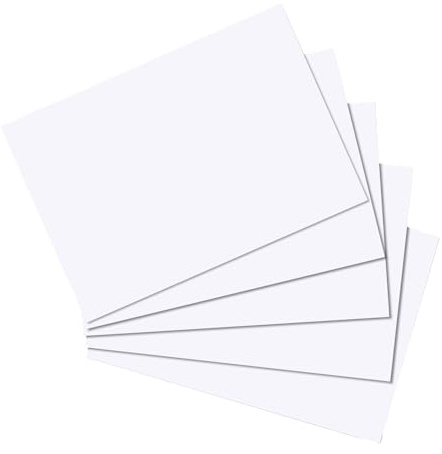 herlitz 10621308 Indexkort, Vit, A5, 100 st