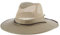 Dorfman Pacific Unisex Baumwolle Big RandMesh-Safari Hut, Mittel, Khaki