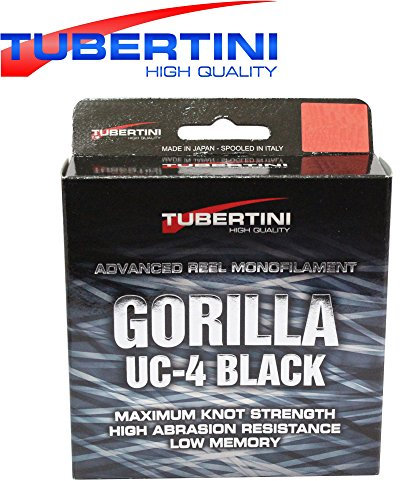 Tubertini UC 4 Angelschnur Gorilla 350m - Angelschnur zum Forellenangeln, 0.18mm / 4.00kg Tragkraft