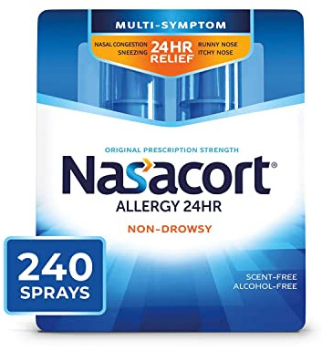 Nasacort Nasal Spray, 240 Count (16.9 ml or 0.57.oz)