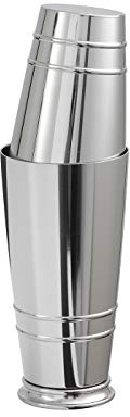 Crafthouse by Fortessa Professional Metal Barware/Bar Tools by Charles Joly, 11 Two-Piece Footed Polished Stainless Steel Boston Cocktail Shaker