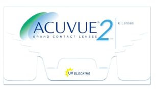 ACUVUE 2 - Lenti a contatto quindicinali - protezione UV;-1.75 diottrie; BC 8.7; DIA 14.00; 6 lenti